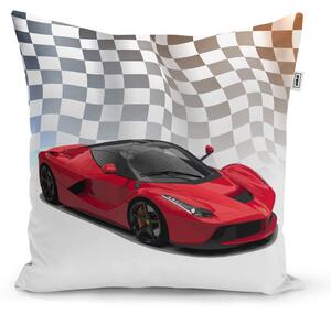 Sablio Vankúš Ferrari Závodná vlajka - 40x40 cm