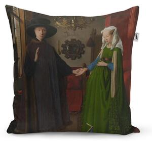 Sablio Vankúš Svadba manželov - Jan van Eyck - 40x40 cm