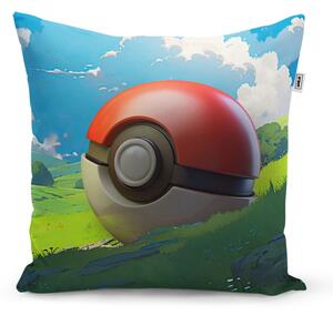 Sablio Vankúš Pokemon ball Krajina - 40x40 cm