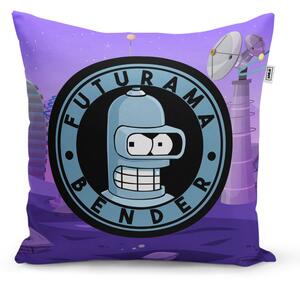 Sablio Vankúš Futurama Bender Planéta s vysielačmi - 40x40 cm