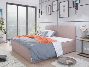 Americká manželská posteľ 140x200 BALJA 3 - ružová + topper ZDARMA
