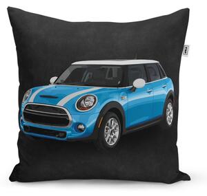 Sablio Vankúš Mini sedan Čierne pozadie - 40x40 cm