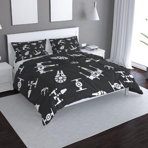 Sablio Obliečky Star Wars Vesmírne lode Pattern - 140x200 / 90x70