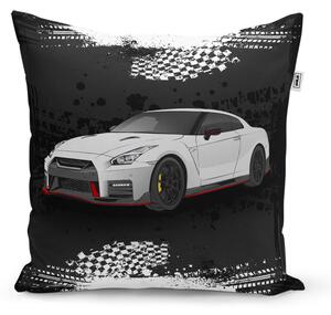 Sablio Vankúš Nissan GTR 35 Čierny - 40x40 cm