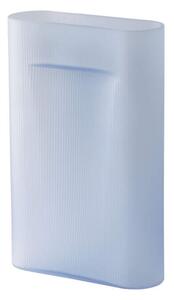 Muuto Váza Ridge H48, light blue frosted glass