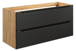 Kúpeľňová skrinka pod umývadlo OCEAN BLACK 120 cm