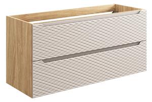 Kúpeľňová skrinka pod umývadlo OCEAN BEIGE 120 cm