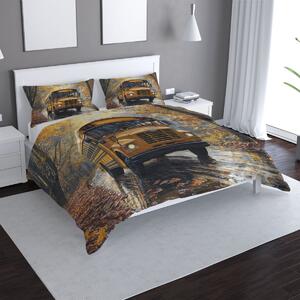 Sablio Obliečky Žltý školský autobus - 140x200 / 90x70