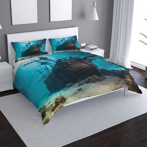 Sablio Obliečky Vrak drevenej lode na dne mora - 140x200 / 90x70