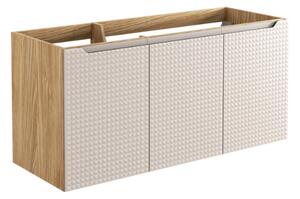 Kúpeľňová skrinka pod umývadlo LUXOR BEIGE 120 cm