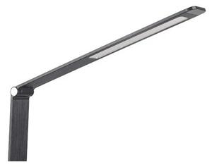 LED Stmievateľná stolná lampa s USB LED/7W/230V 3000K/4000K/5500K čierna