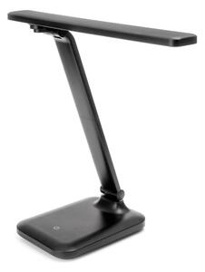 LED stmievateľná dotyková stolová lampa s USB portom REMUS LED/5W/230V čierna