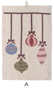 Bavlnená utierka Ornamentia Red – set 2 ks A