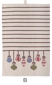 Bavlnená utierka Ornamentia Red – set 2 ks B
