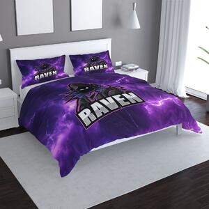 Sablio Obliečky FORTNITE RAVEN Fialová búrka - 140x200 / 90x70