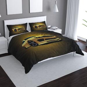 Sablio Obliečky Chevrolet Camaro Žltá mriežka - 140x200 / 90x70