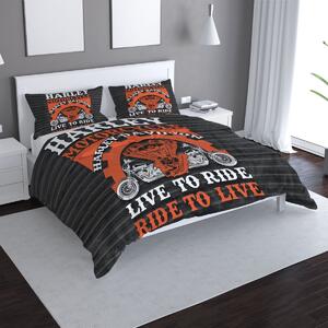 Sablio Obliečky Harley-Davidson Live to ride, ride to live - 140x200 / 90x70