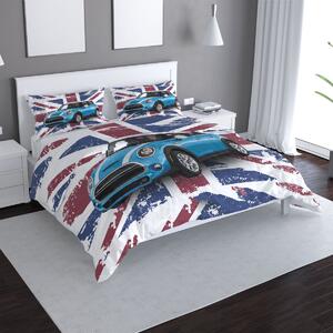 Sablio Obliečky Mini sedan Britská vlajka - 140x200 / 90x70