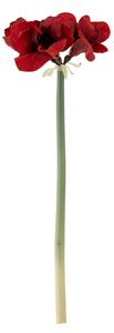 Umělá květina Amaryllis Red 74 cm