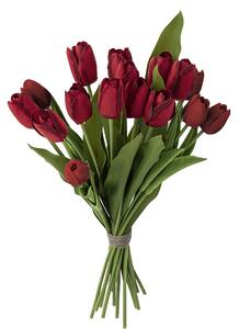 Umělá kytice Tulip Bouquet Red 35 cm