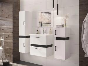 Kúpeľňový set s umývadlom LERA 1 - biely / čierny