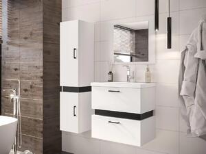 Kúpeľňový set s umývadlom LERA 3 - biely / čierny