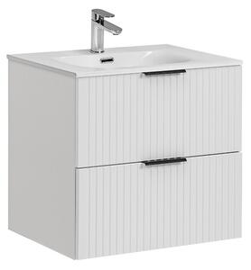 Kúpeľňová skrinka s umývadlom ADEL White U80/1 | 80 cm