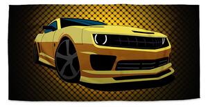 Sablio Uterák Chevrolet Camaro Žltá mriežka - 30x50 cm