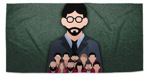 Sablio Uterák Money heist Profesor a jeho tím Zelená - 30x50 cm