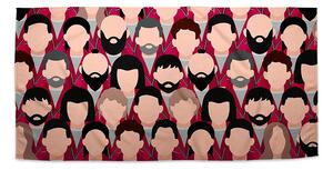 Sablio Uterák Money heist Anonymné tváre - 30x50 cm
