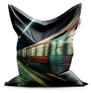 Sablio Sedací vak Metro na tmavej stanici - 150x100 cm