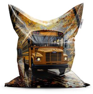 Sablio Sedací vak Žltý školský autobus - 150x100 cm