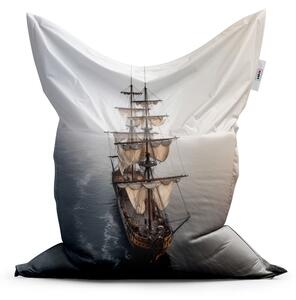 Sablio Sedací vak Plachetnica na pokojnom mori - 150x100 cm