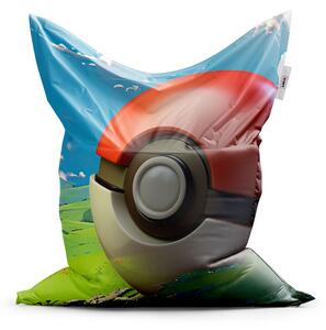 Sablio Sedací vak Pokemon ball Krajina - 200x140 cm