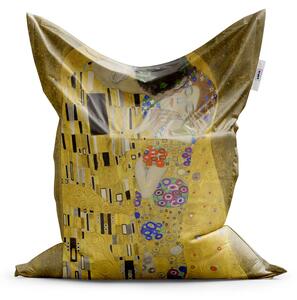 Sablio Sedací vak Bozk - Gustav Klimt - 150x100 cm