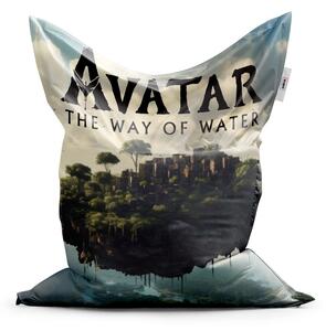 Sablio Sedací vak Avatar The Way of Water Lietajúce mesto - 150x100 cm