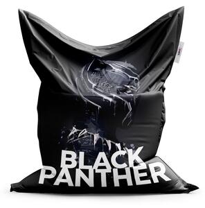 Sablio Sedací vak BLACK PANTHER z profilu Čierny - 150x100 cm
