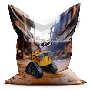 Sablio Sedací vak Wall-E robot Mesto - 150x100 cm