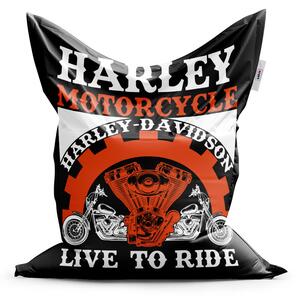 Sablio Sedací vak Harley-Davidson Live to ride - 150x100 cm