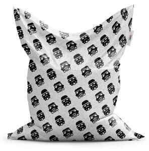 Sablio Sedací vak Star Wars Stormtrooper Pattern šikmý - 150x100 cm