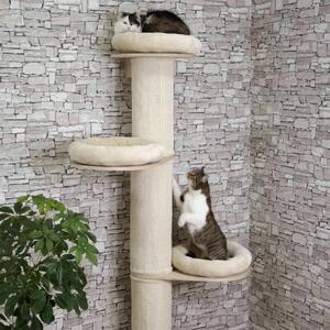 Kerbl Škrabadlo pre mačky Dolomit Tower, béžové 187 cm