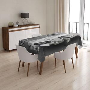 Sablio Obrus Mercedes-Benz 300 SL Sivé pozadie - 90x90 cm