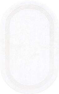 Kúpelňový koberček Keno Elips biely B01