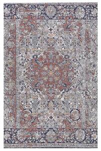 Koberec viacfarebný polyester a bavlna 150 x 230 cm orientálny vzor vintage dizajn obývacia izba spálňa