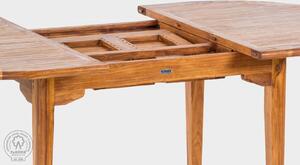 FaKOPA s. r. o. ELEGANTE - záhradný teakový rozkladací stôl 100 x 160-220 cm