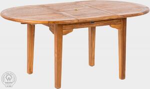 FaKOPA s. r. o. ELEGANTE - záhradný teakový rozkladací stôl 100 x 160-220 cm