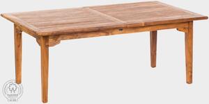 FaKOPA s. r. o. ELEGANTE - obdĺžnikový rozkladací stôl z teaku 120 x 200-300 cm