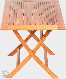 FaKOPA s. r. o. VASCO - skladací stôl z teaku obdélnikový 120 x 80 cm