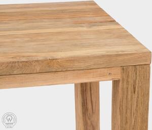 FaKOPA s. r. o. FLOSS RECYCLE - masívny stôl z recyklovaného teaku 220 x 100 cm (deska z prken)