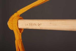 La Siesta HABANA COMFORT STRIPES - závesné hojdacie kreslo vyrobené z mäkkej organickej bavlny
